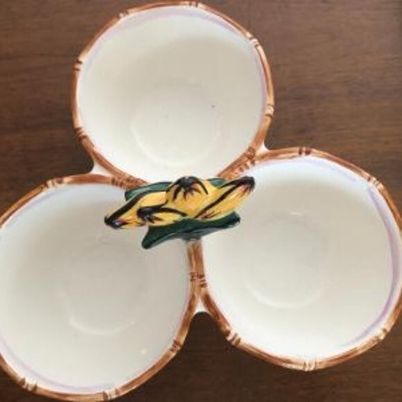 Clay Art Sunflower Condiment Bowl - Picture 3 of 5